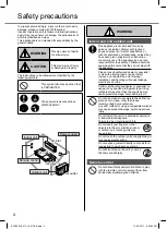 Предварительный просмотр 4 страницы Panasonic CS-XV18UKD-3 Operating Instructions Manual