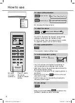 Предварительный просмотр 6 страницы Panasonic CS-XV18UKD-3 Operating Instructions Manual