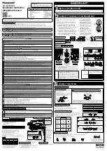 Preview for 1 page of Panasonic CS-XZ20ZKE Series Installation Instruction