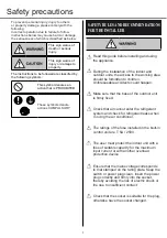 Предварительный просмотр 4 страницы Panasonic CS-YE12WKU1 Operating Instructions Manual