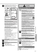 Preview for 21 page of Panasonic CS-YN18YKF Operating Instructions Manual