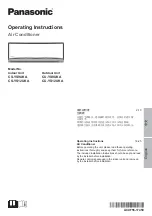 Panasonic CS-YS9UKA Operating Instructions Manual preview