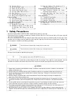 Предварительный просмотр 2 страницы Panasonic CS-YW9GKE Service Manual