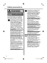 Preview for 6 page of Panasonic CS-Z20TKEW Operating Instructions Manual