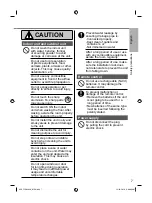 Preview for 7 page of Panasonic CS-Z20TKEW Operating Instructions Manual