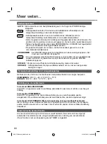 Preview for 80 page of Panasonic CS-Z20TKEW Operating Instructions Manual