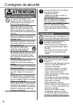 Preview for 46 page of Panasonic CS-Z20VKEW Operating Instructions Manual