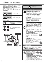 Preview for 4 page of Panasonic CS-Z20VKR Operating Instructions Manual