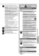 Preview for 5 page of Panasonic CS-Z20VKR Operating Instructions Manual