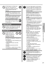 Предварительный просмотр 29 страницы Panasonic CS-Z20XKEW Operating Instructions Manual