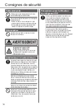 Preview for 14 page of Panasonic CS-Z20ZKEW Operating Instructions Manual