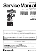 Panasonic CS-Z25UD3RAW Service Manual preview