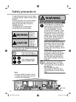 Preview for 4 page of Panasonic CS-Z25UFRAW Operating Instructions Manual