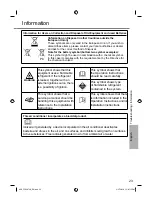 Preview for 23 page of Panasonic CS-Z25UFRAW Operating Instructions Manual