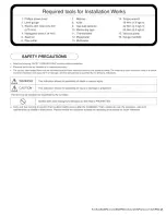 Предварительный просмотр 2 страницы Panasonic CSC12CKPG - SPLIT A/C IN DOOR Installation Manual