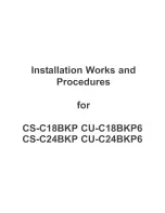 Preview for 1 page of Panasonic CSC18BKP - SPLIT A/C SYSTEM Installation Manual