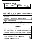 Предварительный просмотр 34 страницы Panasonic CSC18BKP - SPLIT A/C SYSTEM Service Manual