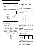 Предварительный просмотр 40 страницы Panasonic CSC18BKP - SPLIT A/C SYSTEM Service Manual