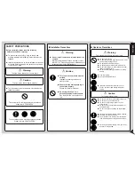 Preview for 3 page of Panasonic CSC9BKP - SPLIT A/C SYSTEM Operating Instructions Manual