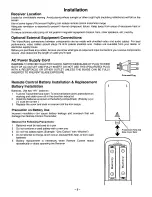 Предварительный просмотр 5 страницы Panasonic CT-13R12 Operating Instructions Manual