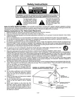 Предварительный просмотр 2 страницы Panasonic CT-13R13 Operating Instructions Manual