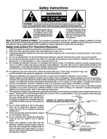 Preview for 2 page of Panasonic CT-13R16 Operating Instructions Manual