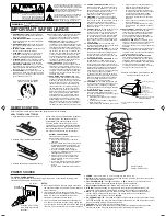 Preview for 2 page of Panasonic CT-13R17 Owner'S Manual