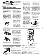 Preview for 2 page of Panasonic CT-13R18 Owner'S Manual