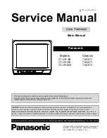 Panasonic CT-13R18B Service Manual предпросмотр