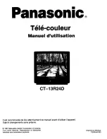 Предварительный просмотр 21 страницы Panasonic CT-13R24 User Manual