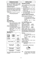 Предварительный просмотр 2 страницы Panasonic CT-13R30 Operating Manual