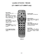 Preview for 10 page of Panasonic CT-2086 Operating Instructions Manual