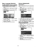 Предварительный просмотр 13 страницы Panasonic CT-2086 Operating Instructions Manual