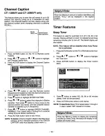 Предварительный просмотр 14 страницы Panasonic CT-2086 Operating Instructions Manual