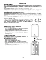 Preview for 5 page of Panasonic CT-20R13 Operating Instructions Manual