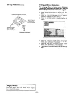 Preview for 22 page of Panasonic CT-20R13 Operating Instructions Manual