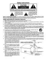 Preview for 2 page of Panasonic CT-20S11 Operating Instructions Manual