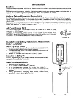 Preview for 5 page of Panasonic CT-20S11 Operating Instructions Manual