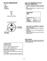 Preview for 11 page of Panasonic CT-20S11 Operating Instructions Manual