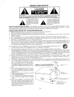 Предварительный просмотр 2 страницы Panasonic CT-20S12S Operating Instructions Manual