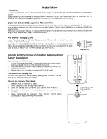 Предварительный просмотр 5 страницы Panasonic CT-20S12S Operating Instructions Manual