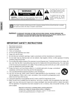 Preview for 2 page of Panasonic CT-20SL14 - 20" CRT TV Manual