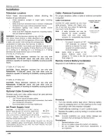 Предварительный просмотр 6 страницы Panasonic CT-20SL14 - 20" CRT TV Manual