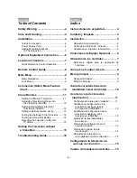 Preview for 3 page of Panasonic CT-2511HD Installer'S Manual