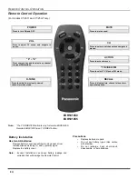 Предварительный просмотр 10 страницы Panasonic CT 25G7 Operating Instructions Manual