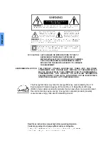 Предварительный просмотр 2 страницы Panasonic CT-25L8 Operating Instructions Manual