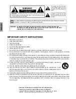 Preview for 2 page of Panasonic CT-26WC15 Operating Instructions Manual