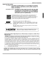 Preview for 3 page of Panasonic CT-26WC15 Operating Instructions Manual