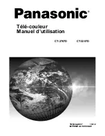 Preview for 41 page of Panasonic CT-2707D, CT-3207D Operating Instructions Manual