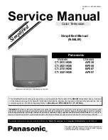 Panasonic CT-2721HDB Service Manual preview